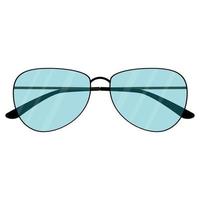 occhiali da sole colorati alla moda con lenti da sole. occhiali da sole da donna vettore