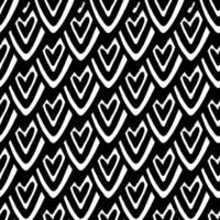 cuore doodle disegno elemento decorativo pattern.design senza soluzione di continuità. vettore