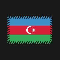 vettore della bandiera dell'azerbaigian. bandiera nazionale