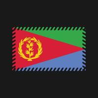 vettore di bandiera dell'Eritrea. bandiera nazionale