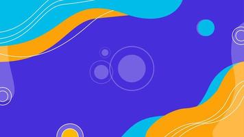 illustrazione astratta di texture di sfondo geometrico colorato con cerchi. interessante per banner, modello di social media, modello di poster e volantino vettore