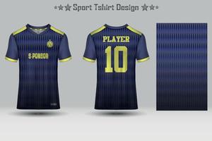 maglia da calcio astratta modello geometrico mockup modello sport t-shirt design vettore