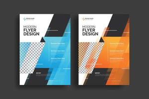 design del modello di brochure aziendale per le imprese vettore