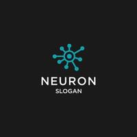 modello di icona logo neurone astratto vettore
