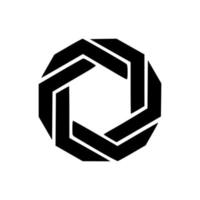 icona geometrica logo elemento astratto geometrico vettore