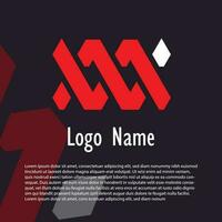 illustrazione del design del logo del monogramma della lettera mw nel concetto di simbolo di infinito rosso e bianco. molto adatto per loghi aziendali, siti Web, emblemi, marchi. vettore