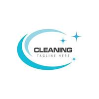 modello di vettore icona logo servizio pulito pulizia