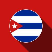 paese cubano. bandiera di cuba. illustrazione vettoriale. vettore
