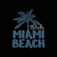 florida illustrazione tipografia t-shirt design vettore