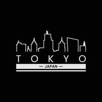 tokyo grafica t-shirt e design di abbigliamento vettore