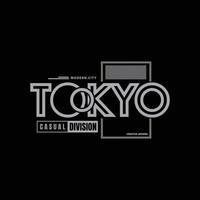 tokyo t-shirt e design di abbigliamento vettore