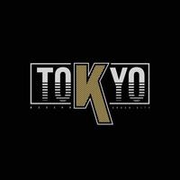 tokyo t-shirt e design di abbigliamento vettore