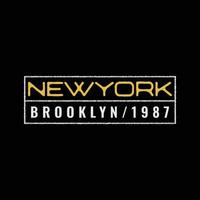 t-shirt new york e design di abbigliamento vettore