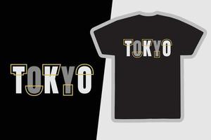tokyo t-shirt e design di abbigliamento vettore