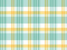 madras check tradizionale a righe digitale blu giallo e pastello colora un motivo con strisce dai colori vivaci di vario spessore che si incrociano per creare quadri irregolari. tipicamente usato sulle camicie. vettore