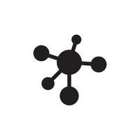 icona della molecola eps 10 vettore