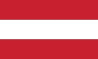 la bandiera nazionale dell'austria illustrazione vettoriale