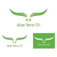 modello di illustrazione vettoriale logo aloe vera