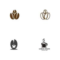 modello di logo della tazza di caffè vettore