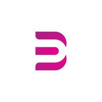 modello di progettazione dell'icona del logo della lettera b, simbolo del logo creativo b vettore