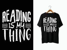 design t-shirt amante dei libri vettore