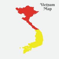 mappa vettoriale del vietnam illustration.ai