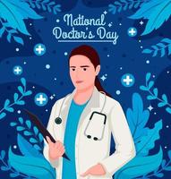 concetto di giornata nazionale dei medici vettore