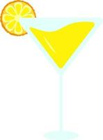 cocktail al limone vettore