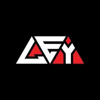 design del logo della lettera triangolo ley con forma triangolare. monogramma di design del logo del triangolo ley. modello di logo vettoriale triangolo ley con colore rosso. logo triangolare ley logo semplice, elegante e lussuoso. ley