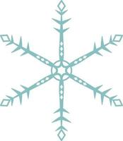 grafica di fiocchi di neve vector design.the bellissimo elemento per molti scopi.