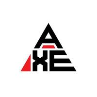 design del logo della lettera del triangolo dell'ascia con forma triangolare. monogramma di design del logo del triangolo dell'ascia. modello di logo vettoriale triangolo ascia con colore rosso. logo triangolare ascia logo semplice, elegante e lussuoso.