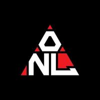 solo design del logo della lettera triangolare con forma triangolare. monogramma di design con logo a triangolo unico. solo modello di logo vettoriale triangolo con colore rosso. solo logo triangolare logo semplice, elegante e lussuoso.