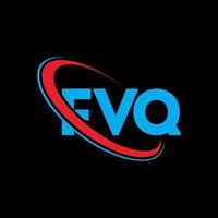 logo fvq. lettera fvq. design del logo della lettera fvq. iniziali logo fvq collegate con cerchio e logo monogramma maiuscolo. tipografia fvq per il marchio tecnologico, aziendale e immobiliare. vettore