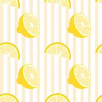 limone su motivo giallo vettore