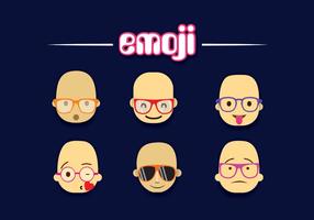 Emoji creativo vettore