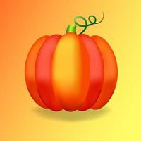 illustrazione di zucca di halloween vettore