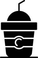 icona del glifo di succo vettore