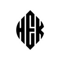 xek circle letter logo design con forma circolare ed ellittica. xek lettere ellittiche con stile tipografico. le tre iniziali formano un logo circolare. xek cerchio emblema astratto monogramma lettera marchio vettore. vettore