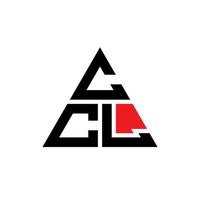 design del logo della lettera triangolare ccl con forma triangolare. Monogramma di design con logo triangolo ccl. modello di logo vettoriale triangolo ccl con colore rosso. logo triangolare ccl logo semplice, elegante e lussuoso.