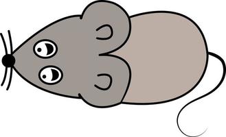 ratti carini, illustrazione vettoriale eps e immagine del personaggio del mouse