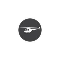 modello di progettazione dell'illustrazione di vettore del logo dell'elicottero