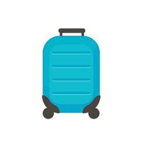 bagaglio per salire a bordo di un aereo per viaggiare in vacanza vettore