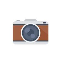 fotocamera per catturare bei ricordi di viaggio vettore