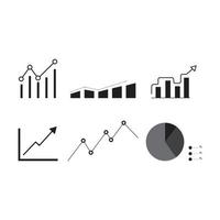 modello di progettazione illustrazione vettoriale icona statistica