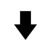 modello di disegno vettoriale icona freccia semplice e pulito
