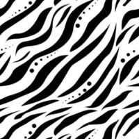 modello senza cuciture di struttura della pelle della zebra vettore