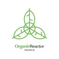 logo del reattore organico vettore