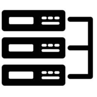 icona del vettore di rete del server che può essere facilmente modificata o modificata