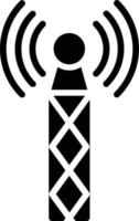 icona del glifo del segnale vettore