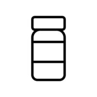 vettore icona soda. illustrazione del simbolo del contorno isolato